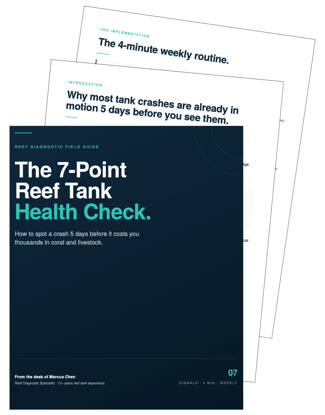 The 7-Point Reef Tank Health Check guide
